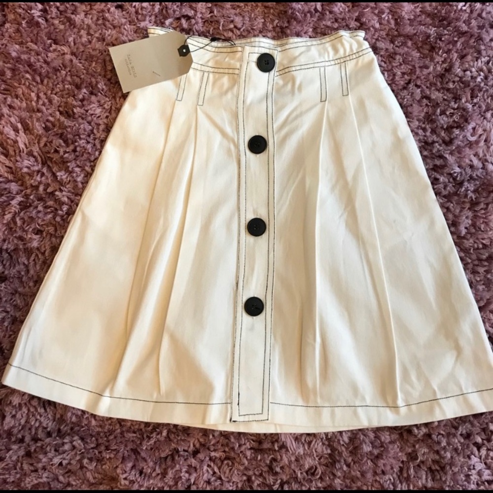 Zara Button Up Skirt Size 7